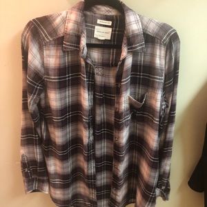American eagle maroon flannel